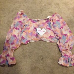 NWT Buddy Love Dazed  Pastel Blouse